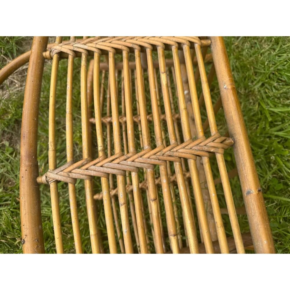 Vintage Bamboo Magazine Rack - Picture 3 of 3